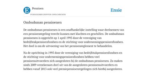 ombudsman betekenis.